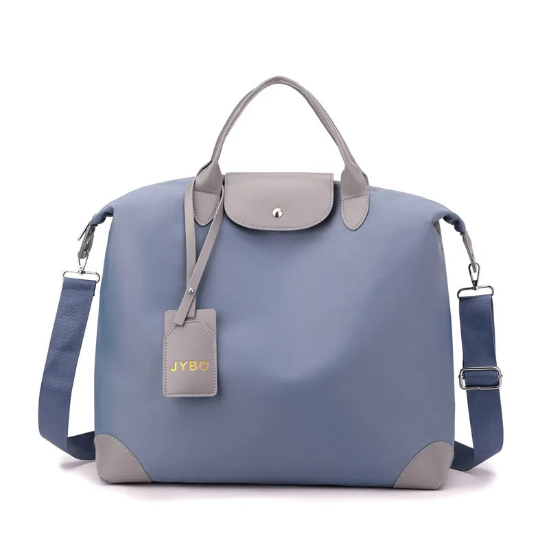 Large Capacity Travel Travel Sports Lightweight Clothing Storage Handbag Custom Tote Bag for College with Zipper