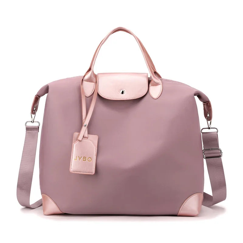 Large Capacity Travel Travel Sports Lightweight Clothing Storage Handbag Custom Tote Bag for College with Zipper