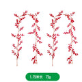 1.8m Artificial Red Fruit Berry Christmas Wreath Garlands Cross-Border Rattan Border for Home Decorations Party Supplies for