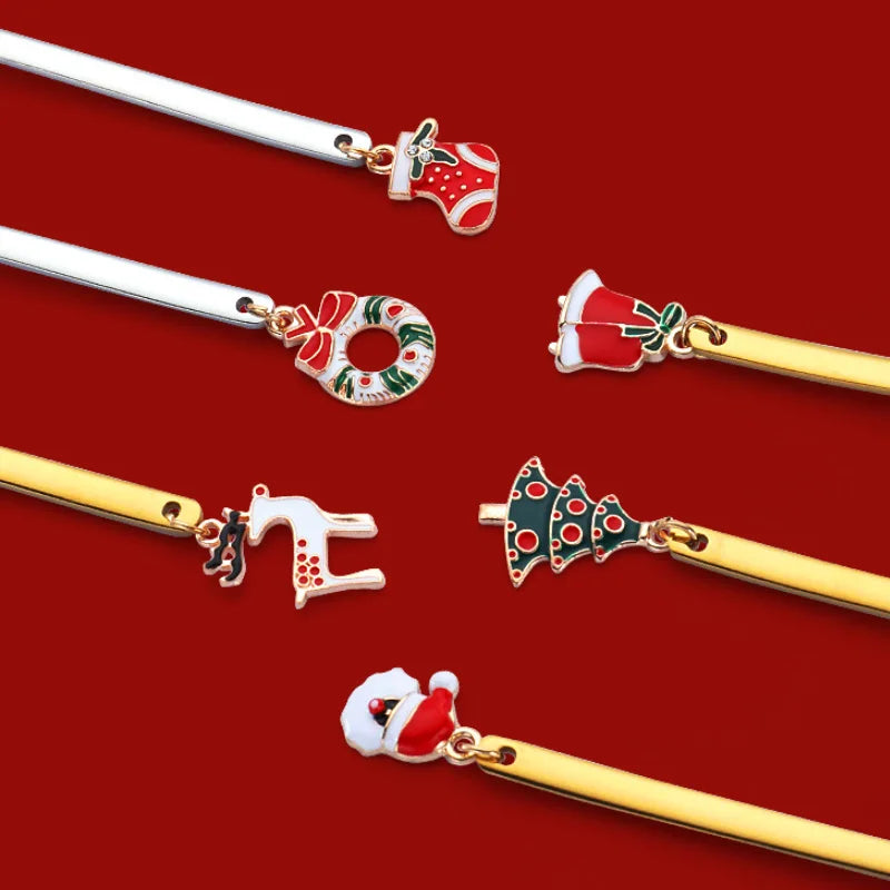 Christmas Stainless Steel Gold Coffee Spoon Set With Gift Box Package Tea Spoons Sets