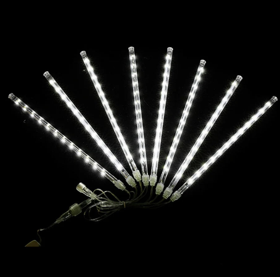 Meteor Shower Led Lights 8/10 Tubes Snow Falling Rain Outdoor Waterproof Christmas Led Fairy String Light for Garden Wedding