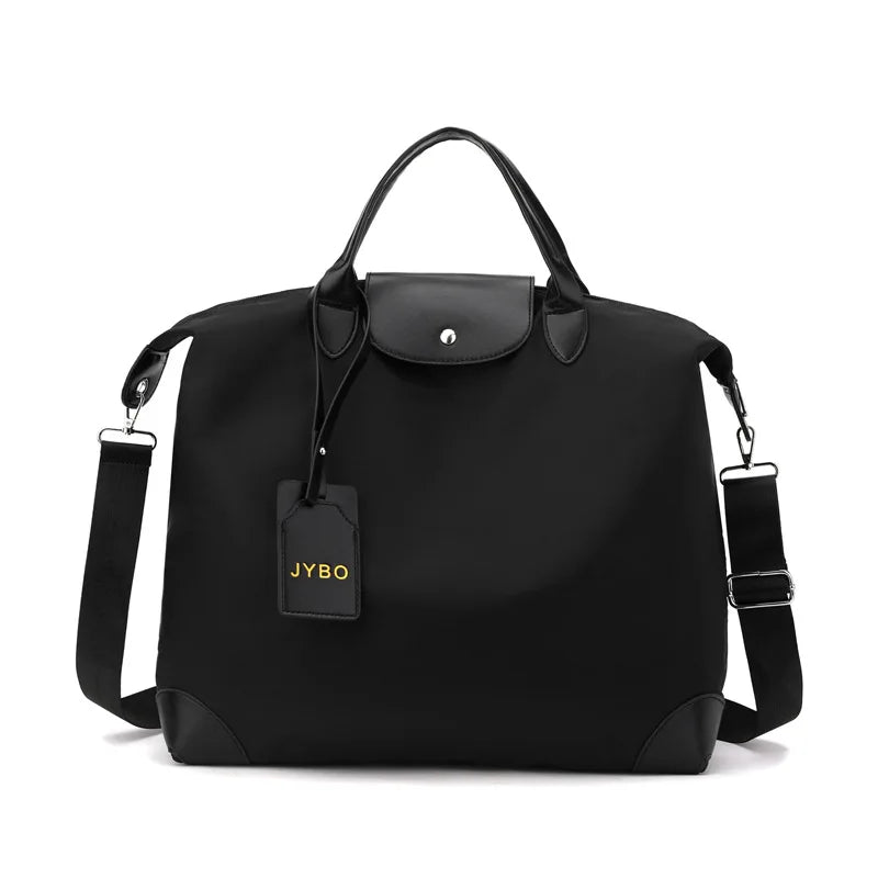 Large Capacity Travel Travel Sports Lightweight Clothing Storage Handbag Custom Tote Bag for College with Zipper