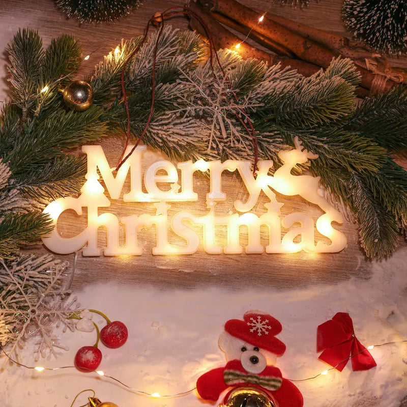 New Year Christmas Decoration Lights Ornament Tree Lights Merry Christmas LED Christmas Lights With Free Color Box