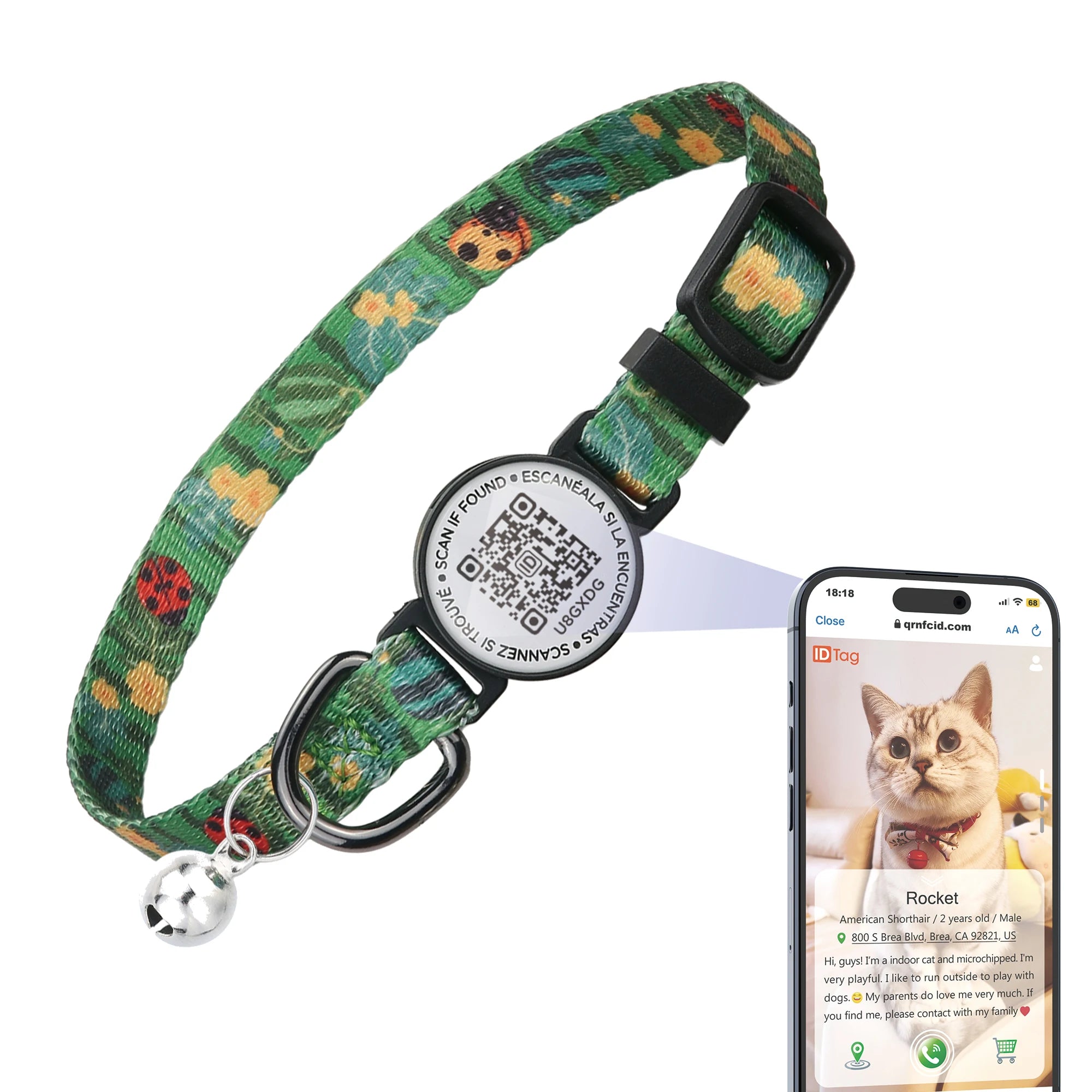 Software Ready Wholesale Custom Fashion Adjustable Breakaway Cute Modern Pet Cat Neck Collar Belt Luxury With Bell