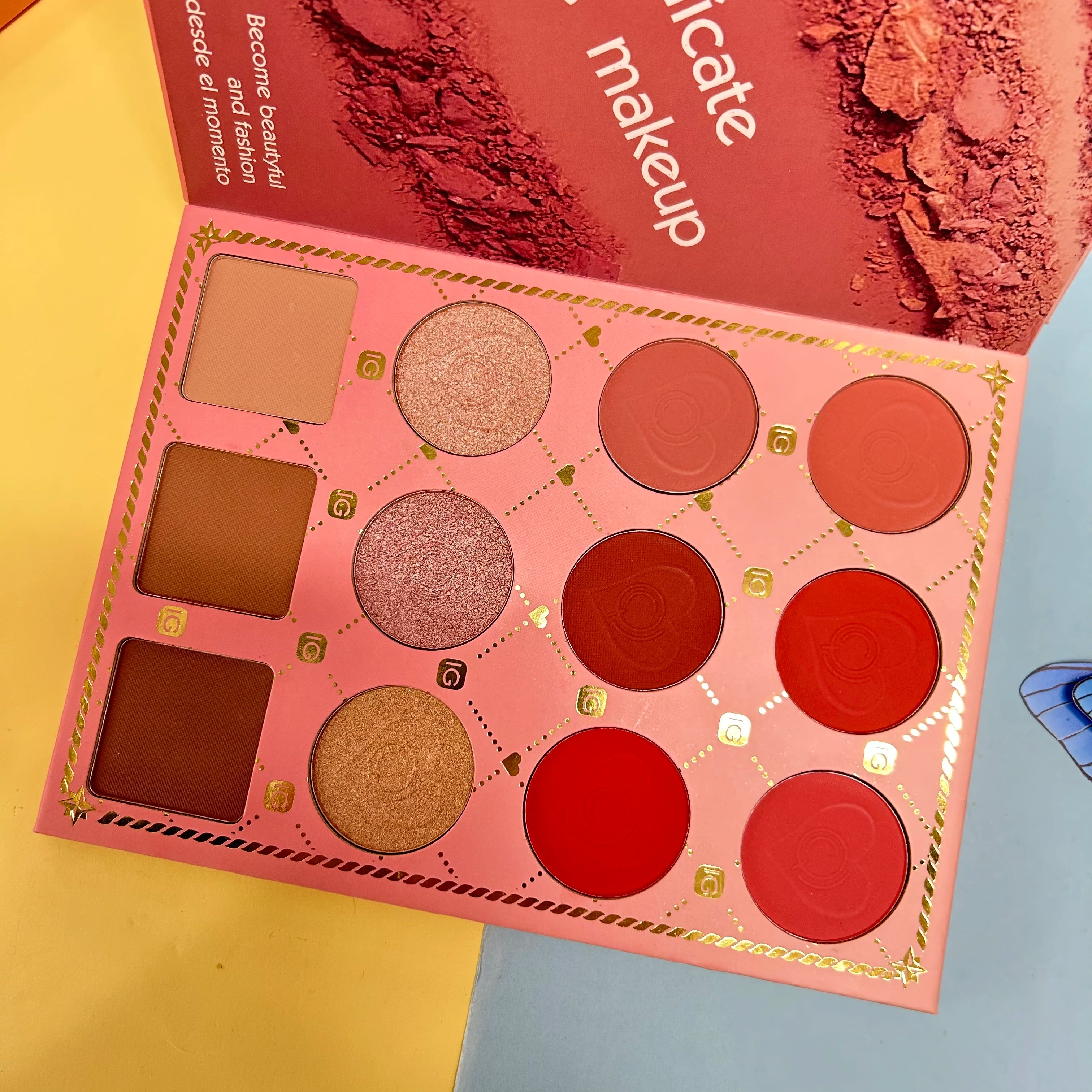 Best Selling High Quality Glitter Eye Shadow Palette Box Wholesale Private Label Custom logo Make up Eye Shadow Palette