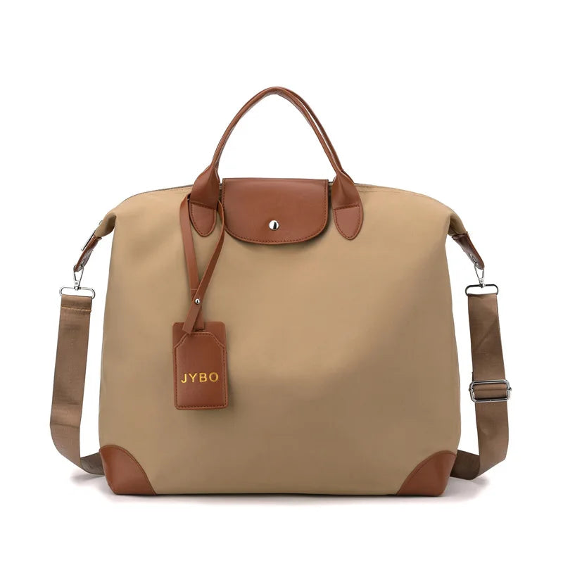 Large Capacity Travel Travel Sports Lightweight Clothing Storage Handbag Custom Tote Bag for College with Zipper