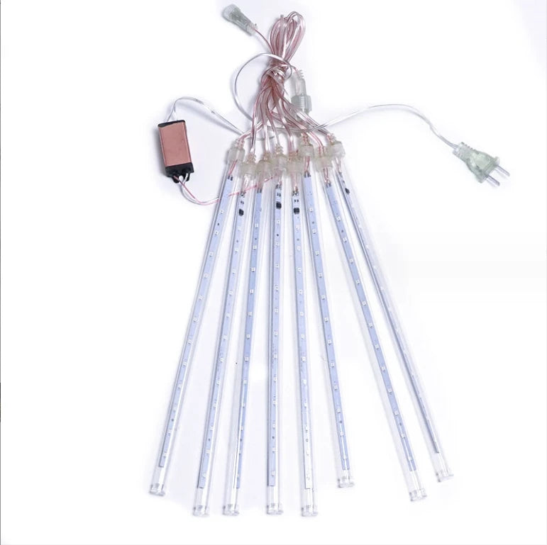 Meteor Shower Led Lights 8/10 Tubes Snow Falling Rain Outdoor Waterproof Christmas Led Fairy String Light for Garden Wedding